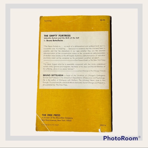 The empty fortress Book by Bruno Bettelheim - Picture 4 of 5